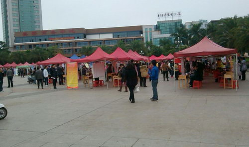 參加玉林市2015年“春風(fēng)行動”企業(yè)用工大型招聘會