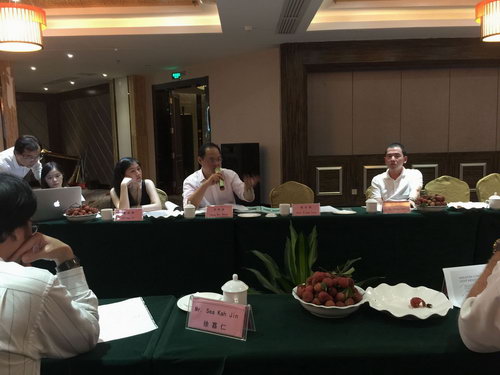 馬來西亞東海岸經(jīng)濟特區(qū)發(fā)展理事會執(zhí)行總裁艾薩一行到我公司考察。