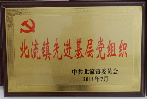 2011年北流鎮(zhèn)先進(jìn)基層黨組織