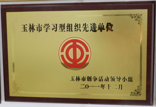 2011年玉林市學(xué)習(xí)型組織先進(jìn)單位