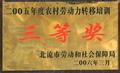2005年度農(nóng)村勞動(dòng)力轉(zhuǎn)移培訓(xùn)三等獎(jiǎng)