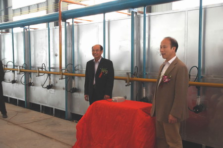 天然氣隧道窯點(diǎn)火儀式05