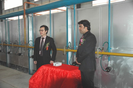 天然氣隧道窯點(diǎn)火儀式11